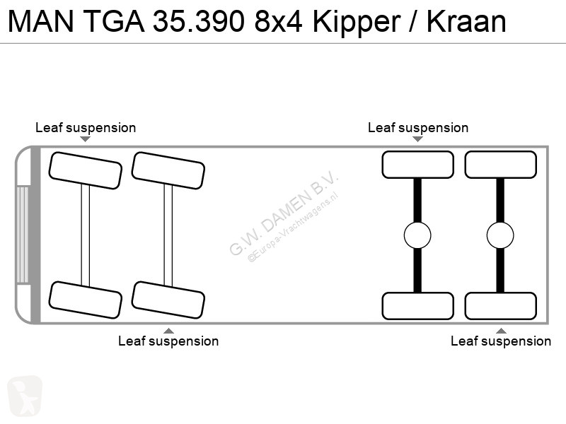 Camion MAN TGA 35390 - Photo 10